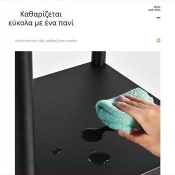 Προσαρμοζόμενος πολυλειτουργικός ράφι κουζίνας από κράμα αλουμινίου, βάση δαπέδου για μικροκύματα