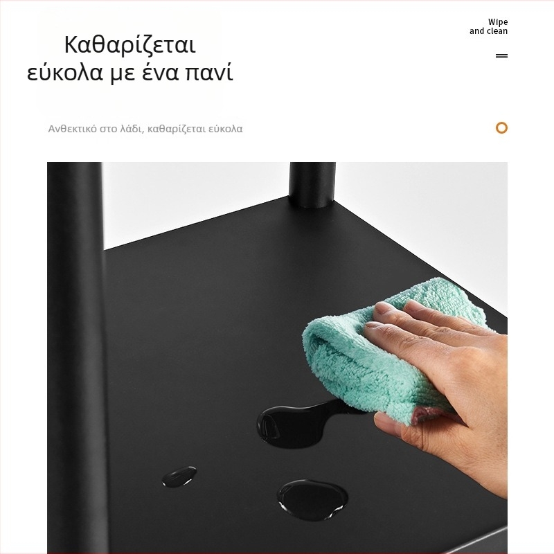 Προσαρμοζόμενος πολυλειτουργικός ράφι κουζίνας από κράμα αλουμινίου, βάση δαπέδου για μικροκύματα