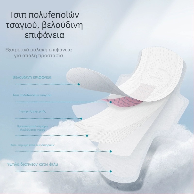 Γυναικολογικές αποστειρωμένες σερβιέτες ιατρικού επιπέδου, υπερλεπτές και διαπνέουσες, για χρήση ημέρας και νύχτας