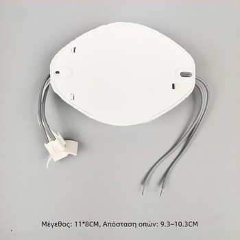 Μπαλανσερ επίπεδης πάνελ λάμπας 600x600d με συνεχές ρεύμα, κυκλικός σωλήνας, 28W–40W, πανευρωπαϊκό τροφοδοτικό με 6 διορθωτές