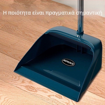 Σετ καθαρισμού με σφουγγαρίστρα, σκούπα και κουτάλα σκόνης για φοιτητικό δωμάτιο, με ξύστρα, αντι-κόλληση μαλλιών, διπλής χρήσης για ξηρό και βρεγμένο καθάρισμα
