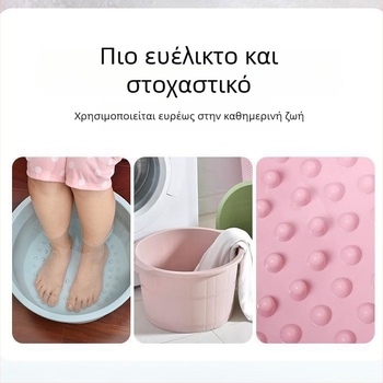 Μπανιέρα ποδιών με μασάζ, βαθιά και υψωμένη κατασκευή για ηλικιωμένους