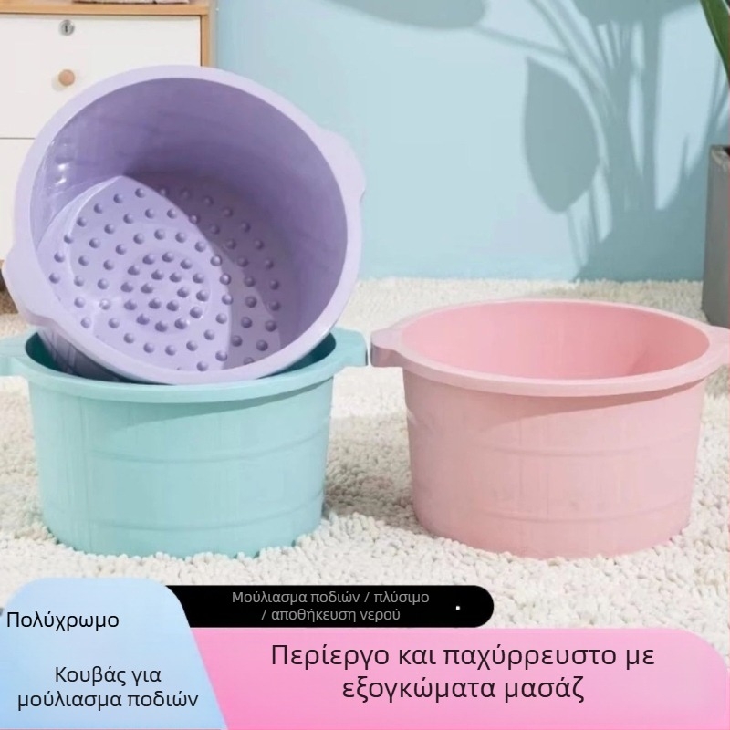 Μπανιέρα ποδιών με μασάζ, βαθιά και υψωμένη κατασκευή για ηλικιωμένους