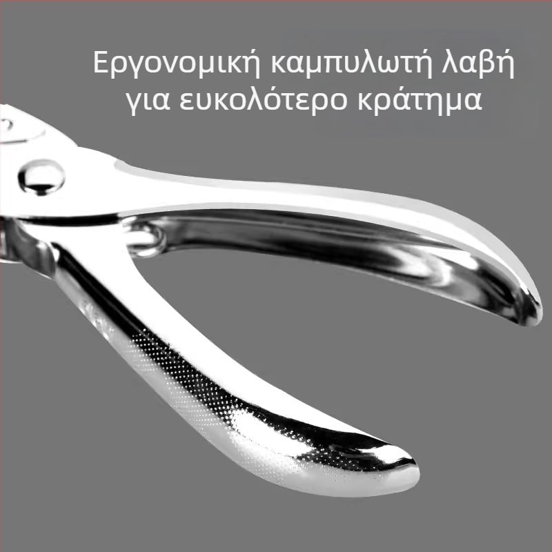 Deli 0114 Χειροκίνητος Τρυπητήρας Για Χαρτί Και Κάρτες, Μία Κυκλική Τρύπα, Δέσιμο Σελίδων