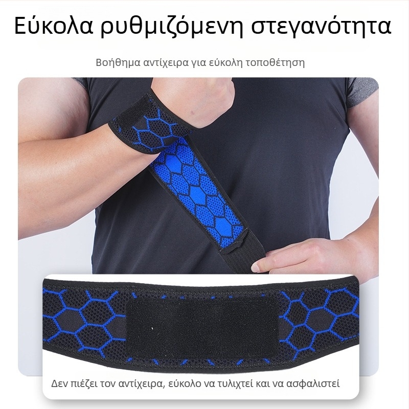 Λεπτός περιτυλιγμένος νάρθηκας καρπού για υπαίθριο τρέξιμο, γυμναστήριο και άρση βαρών — συμπίεση και προστασία καρπού
