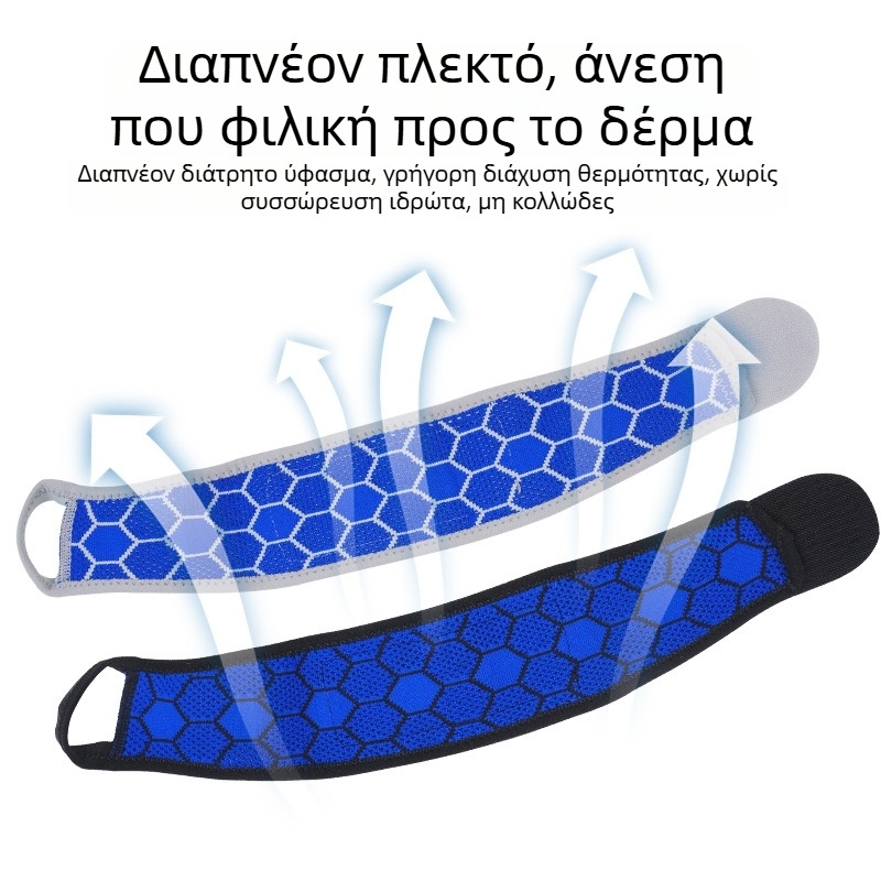 Λεπτός περιτυλιγμένος νάρθηκας καρπού για υπαίθριο τρέξιμο, γυμναστήριο και άρση βαρών — συμπίεση και προστασία καρπού