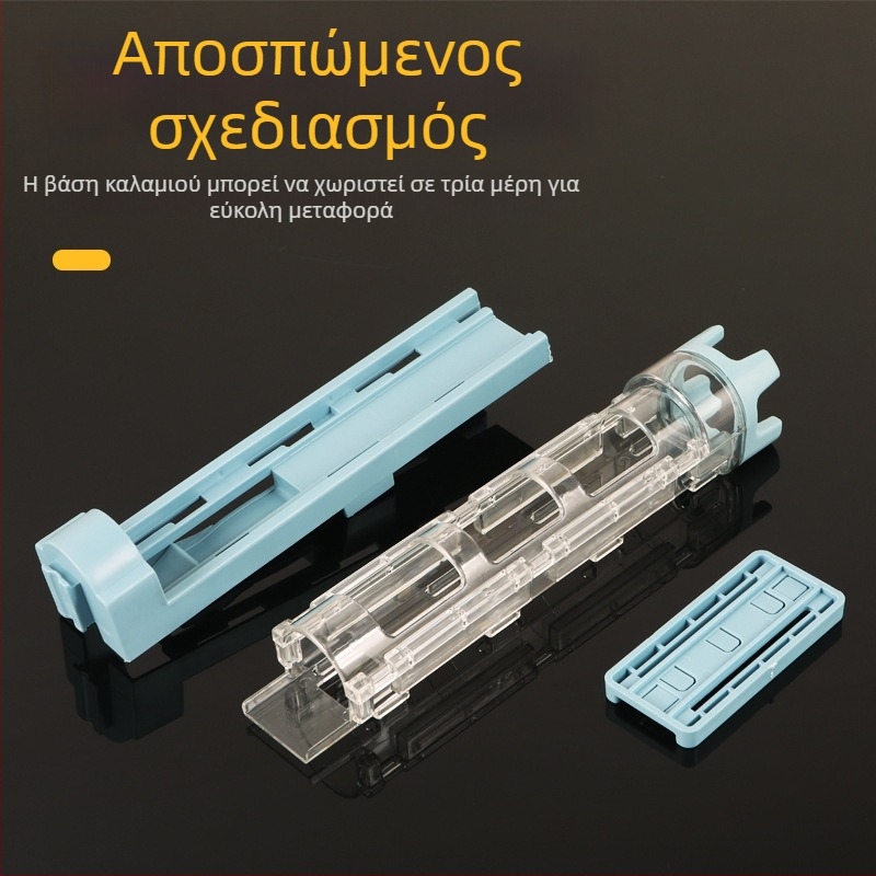 Στήριγμα καλαμιού με ποτήρι, κουτί δολωμάτων και κάδος ψαρέματος