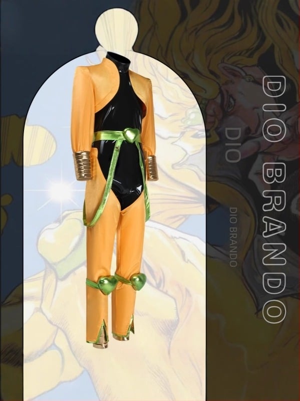 JoJo's Bizarre Adventure Brando Κοστούμι Cosplay Dio Brando Ολόκληρο σετ για Χάλογουϊν