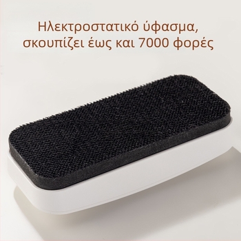 Deli 50167 σβήστρα πίνακα για λευκές και γυάλινες επιφάνειες, με ηλεκτροστατικό πανί καθαρισμού και ενσωματωμένος μαγνήτης για πρόσδεση σε χρωματιστές επιφάνειες