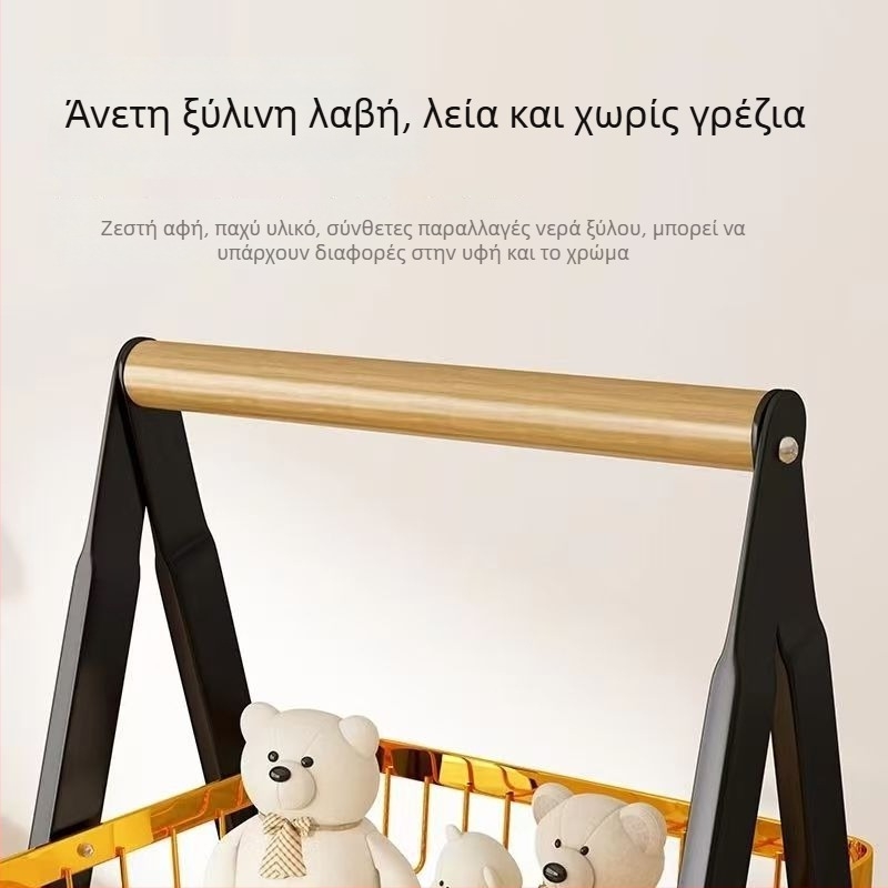 Εξατομικευμένος ραφιέρα κουζίνας για αποθήκευση, βάση στο πάτωμα, φορητός, τριών επιπέδων με σκελετό Α-σχήματος