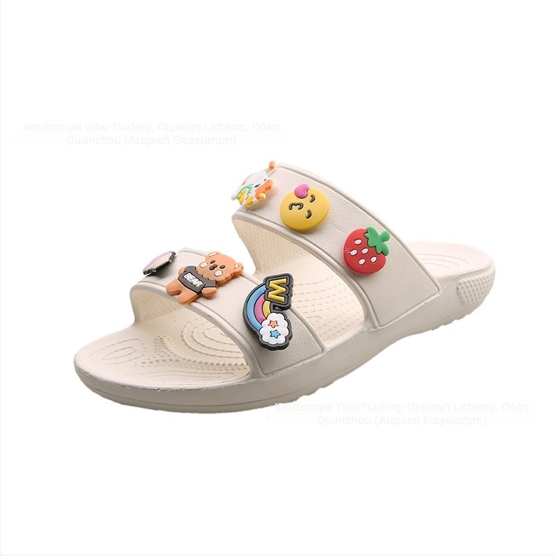Γυναικείες σαγιονάρες κήπου, slip-on, ανάλαφρες και διαπνέουσες από TPU, με εκτύπωση καρτούν