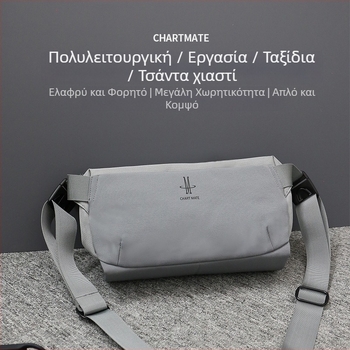 Τσαντάκι μέσης από καμβά, πολυλειτουργικό, αδιάβροχο, με μεγάλη χωρητικότητα, για υπαίθριες δραστηριότητες, unisex