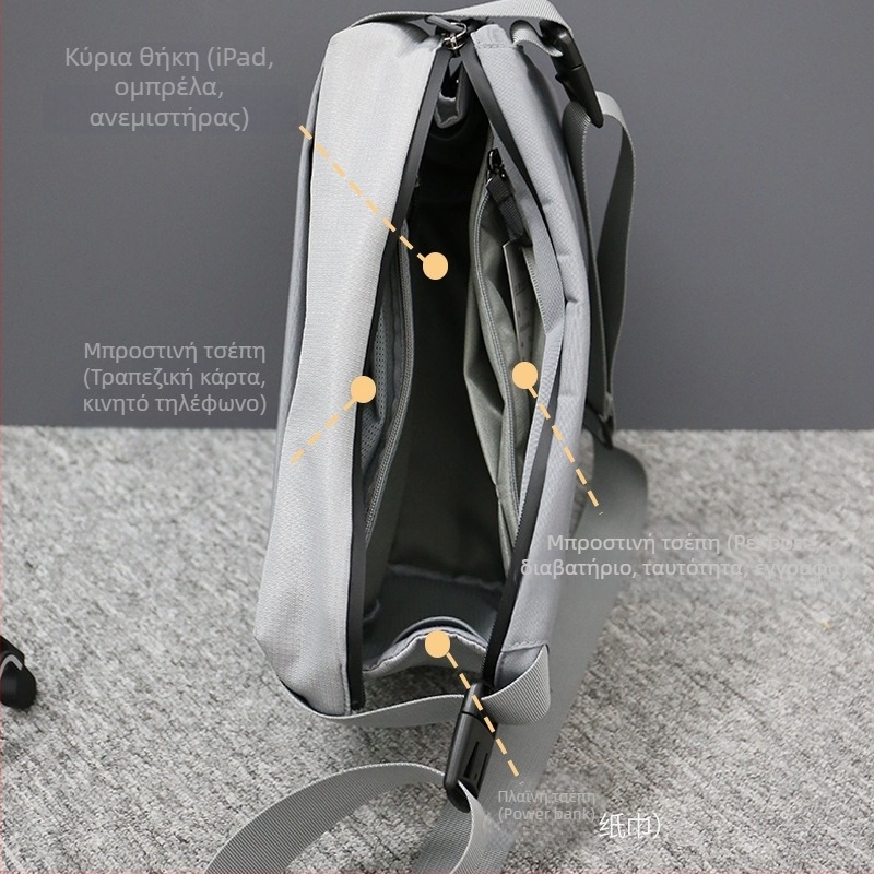 Τσαντάκι μέσης από καμβά, πολυλειτουργικό, αδιάβροχο, με μεγάλη χωρητικότητα, για υπαίθριες δραστηριότητες, unisex