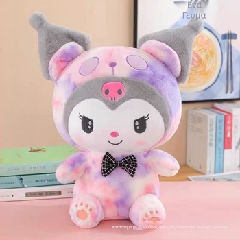 Sanrio σειρά Tie-Dye: πολύχρωμα μεταμορφούμενα λούτρινα Panda, Cinnamoroll και Kuromi