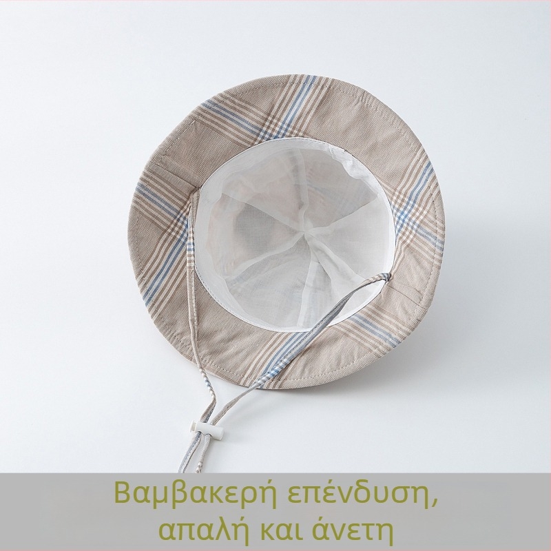 Βρεφικό καπέλο ψαρά με αυτιά αρκούδας, ρυθμιζόμενο με ευρύ γείσο, κορεατικού στυλ για άνοιξη και φθινόπωρο, για αγόρια και κορίτσια