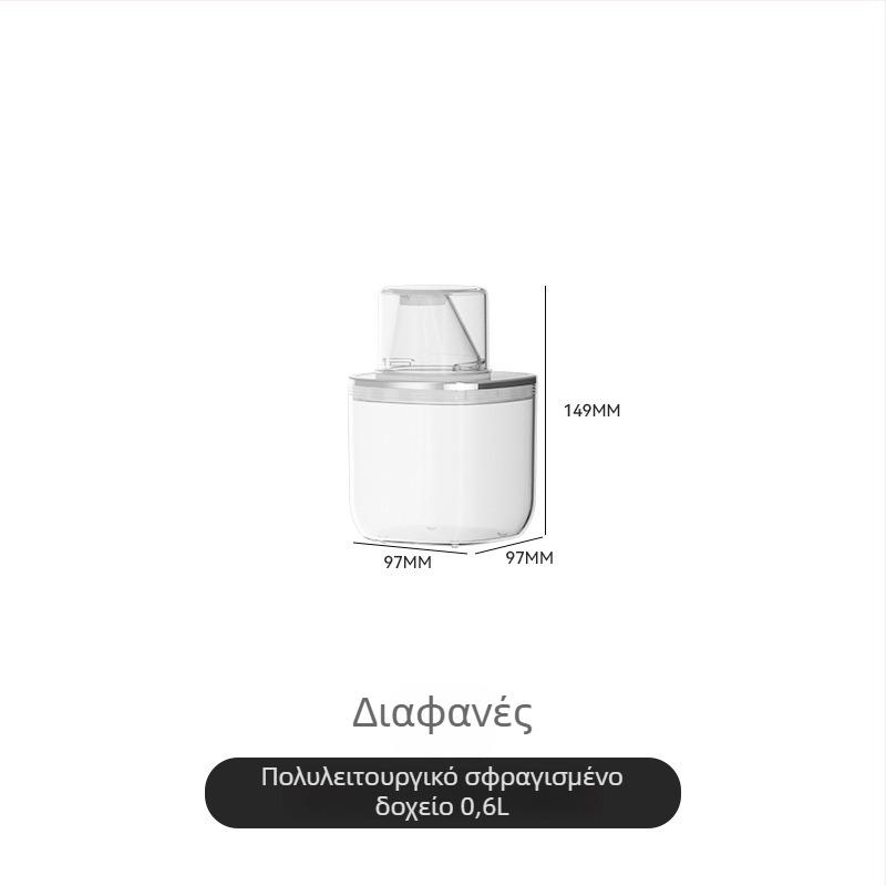 Δοχείο αποθήκευσης τροφίμων με σφράγιση για κουζίνα – για ρύζι, αλεύρι και ξηρά τρόφιμα, ανθεκτικό σε έντομα και υγρασία