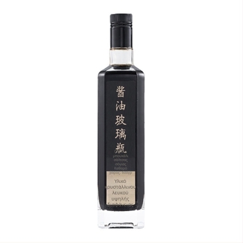Μπουκάλι από κρυστάλλινο γυαλί, 250 ml ή 500 ml, για ξίδι και σάλτσα σόγιας