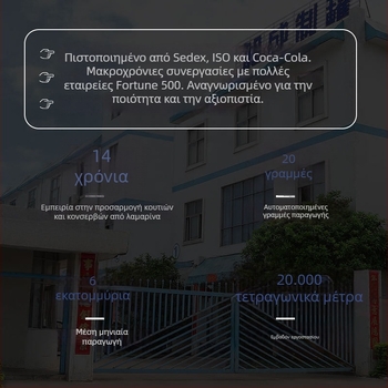 Προσαρμοσμένο κυκλικό μεταλλικό κουτί με καπάκι που ανοίγει για γενική συσκευασία