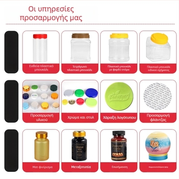 Κυκλικό διαφανές PET δοχείο τροφίμων με βιδωτό καπάκι, 1800 ml