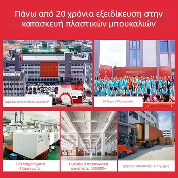Κυκλικό διαφανές PET δοχείο τροφίμων με βιδωτό καπάκι, 1800 ml