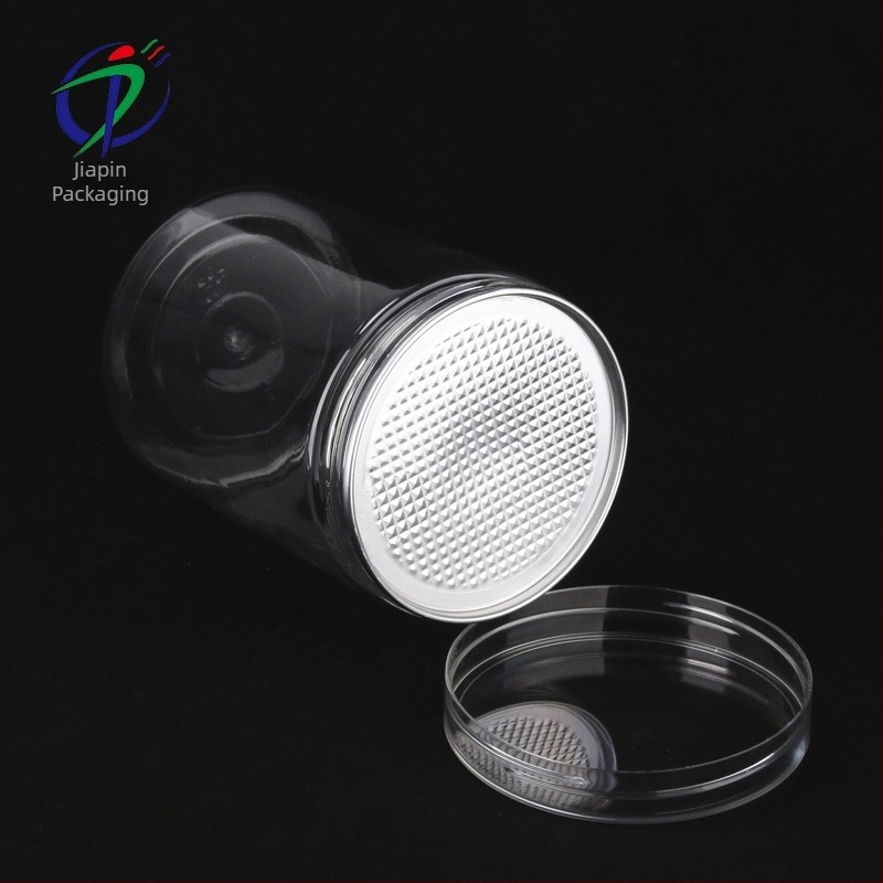 LY-8015 Διαφανές PET πλαστικό δοχείο με καπάκι PP για συσκευασία τροφίμων: τσάι λουλουδιών και ξηροί καρποί
