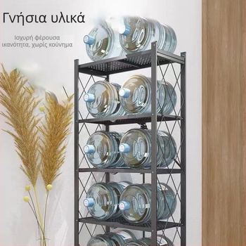 Προσαρμοσμένο ράφι αποθήκευσης κουζίνας, ελεύθερα σταθερό, χωρίς εγκατάσταση, μεταλλικό ράφι πολλαπλών επιπέδων (3–5 επίπεδα), κατάλληλο για κουζίνα, υπνοδωμάτιο και μπάνιο, αναδιπλούμενο και ανθεκτικό
