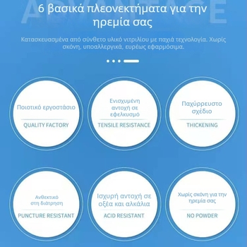 Γάντια μίας χρήσης από νιτρίλιο, ανθεκτικά σε λιπαρά και χημικά, παχιά, κατάλληλα για οδοντιατρική καθαριότητα και καλλυντικά τατουάζ, οικιακή χρήση.