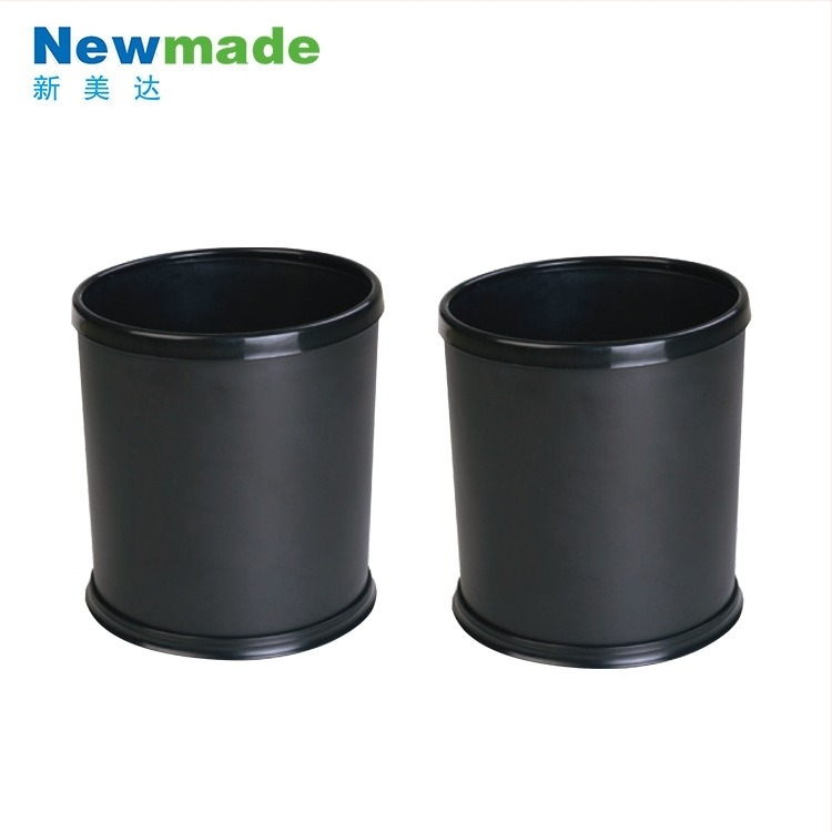 Πλαστικός κάδος απορριμμάτων δωματίου ξενοδοχείου, τετράγωνος και στρογγυλός, χωρίς καπάκι, φλογοανθεκτικός, 10 L