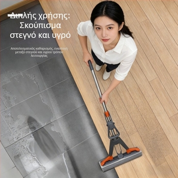 Σφουγγαριστήρα για οικιακή χρήση, νέο μοντέλο, απορροφητικό, αναδιπλούμενο, μεγάλο μέγεθος, διπλό στύψιμο, σφουγγάρι PVA για αφύγρανση