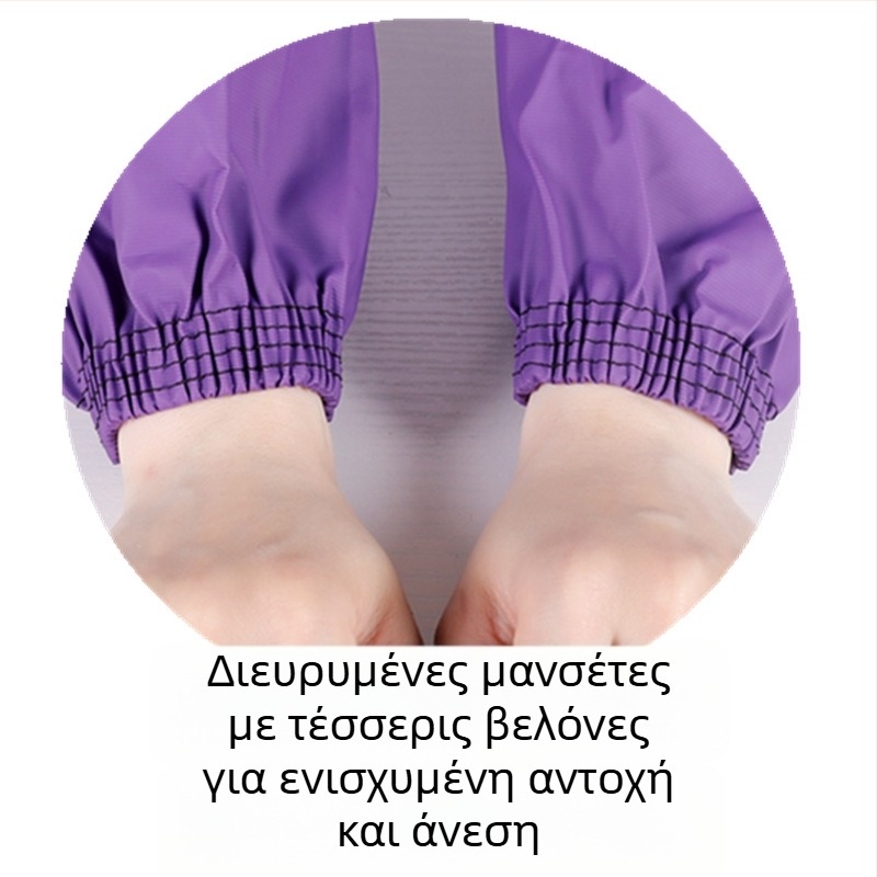 Unisex αδιάβροχο PU δερμάτινο μανίκι για εργασία, προστασία χεριών, αντίσταση σε λάδια και βρωμιά