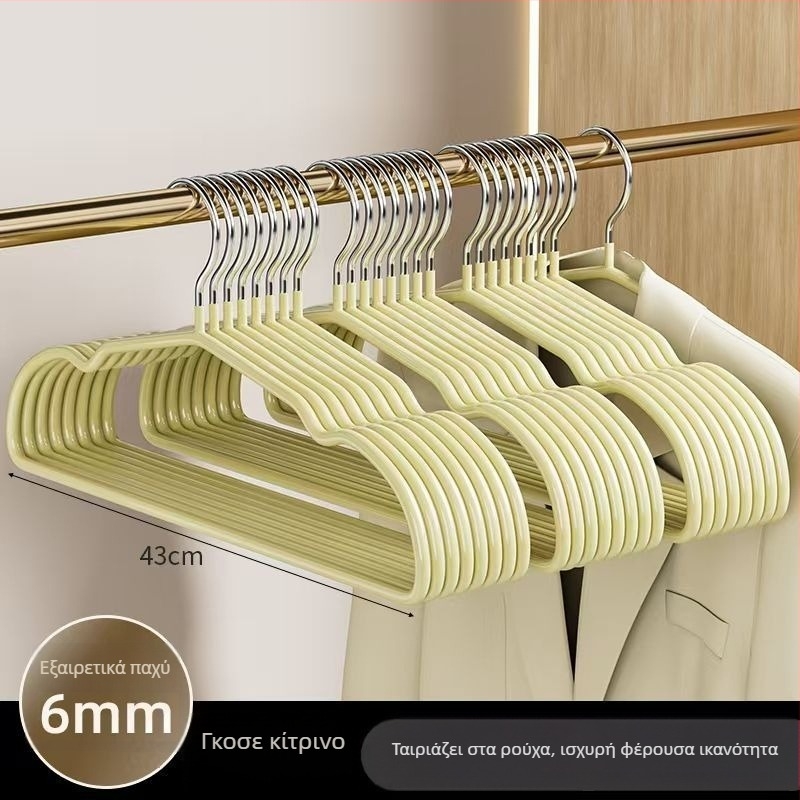 6 mm παχύ αντιολισθητικό στηρίγμα για κρεμάστρες ρούχων (ξηρό/υγρό)
