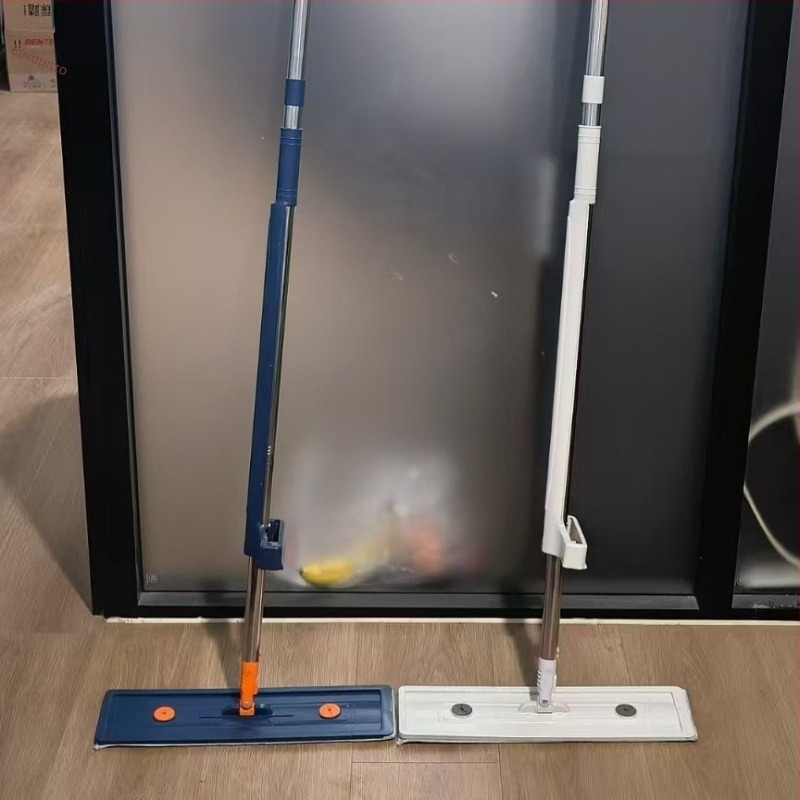 Chenille 42 cm επίπεδη σφουγγαρίστρα με ολισθαίνουσα λάμα, μονόδρομη κίνηση, πολύχρωμο εργαλείο οικιακής καθαριότητας