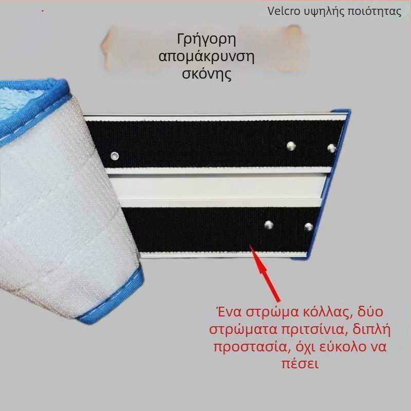 Πλατύ επίπεδο σκούπα καθαρισμού με παχύτερο σώμα και ενισχυμένες ραφές για οικιακή και νοσοκομειακή χρήση· διπλού στρώματος αλουμινίου κράμα εσωτερική χρήση με αυξημένο μέγεθος