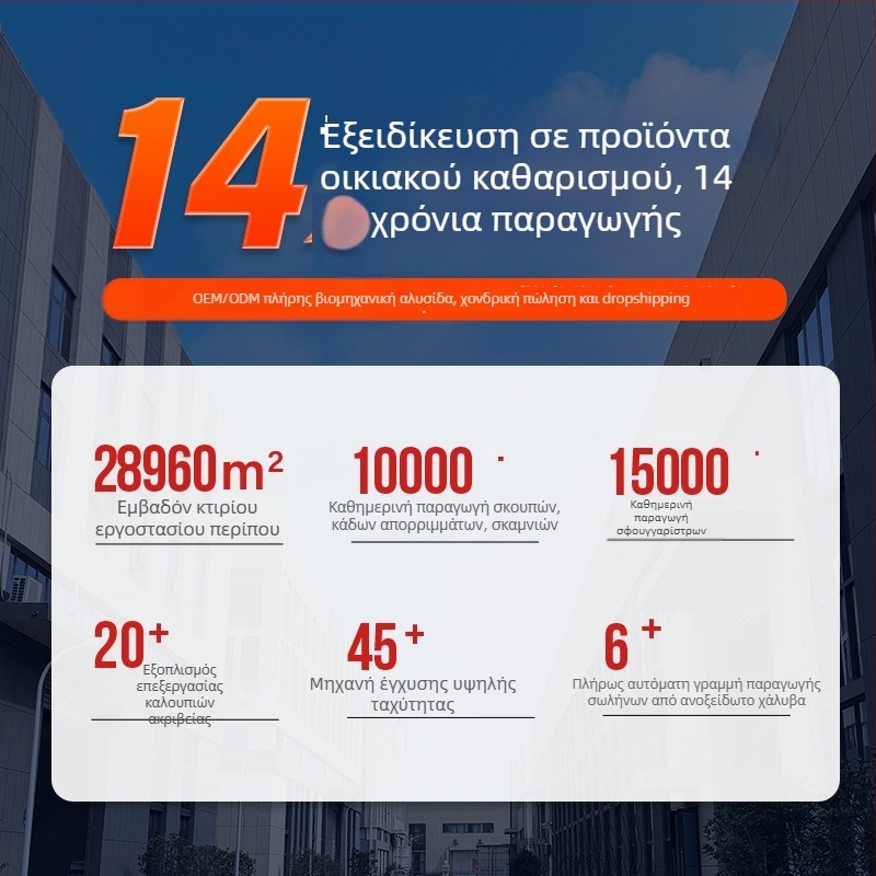 Μεγάλη επίπεδη σφουγγαρίστρα για επαγγελματικό και οικιακό καθαρισμό, μικροϊνες