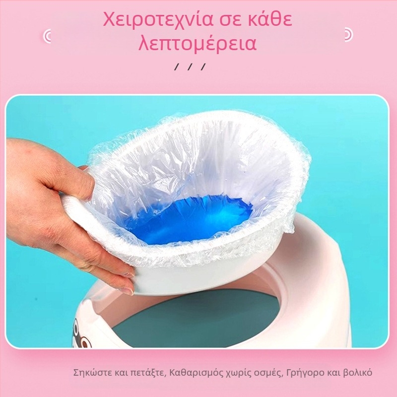 Χοντρές σακούλες αποβλήτων τουαλέτας με κορδόνι για παιδιά και μωρά, οικιακή χρήση, 100 τεμάχια