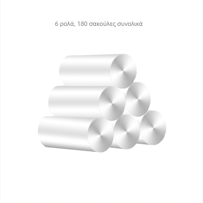 25x28 cm Μικρή Λευκή Επιτραπέζια Σακούλα Απορριμμάτων, Με Επίπεδο Άνοιγμα, Παχυσμένη, Οικιακή Σακούλα Υγιεινής