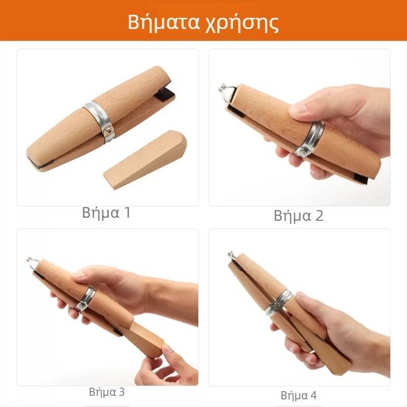 Ξύλινος σφιγκτήρας δαχτυλιδιού με πλαστικό κράτημα που αποτρέπει φθορές για μικροεντοιχισμό και χάραξη — εργαλείο κατασκευής κοσμημάτων