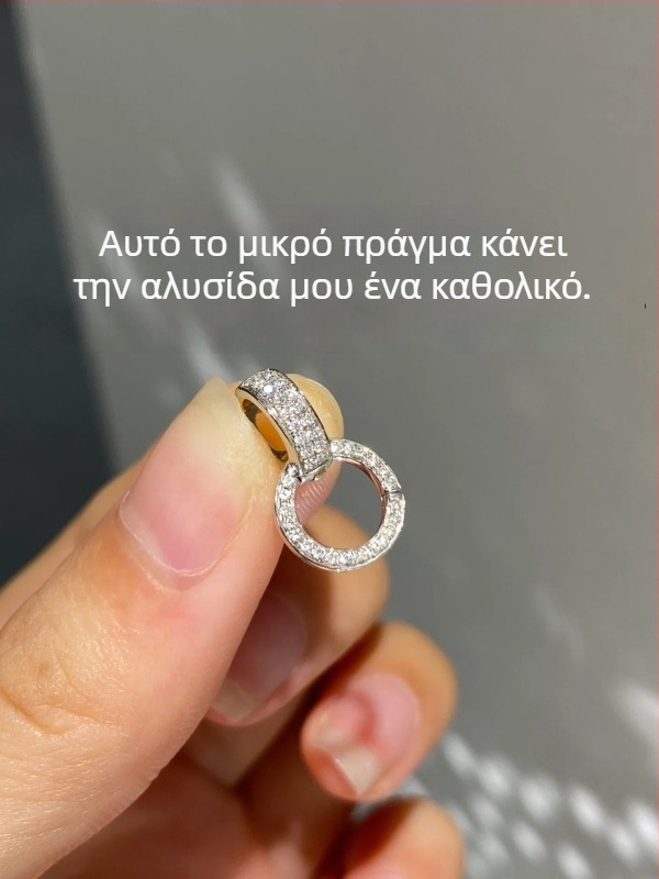 Κολιέ με επίχρυσο 18K λευκόχρυσο, διαμάντια, μαργαριτάρια, νεφρίτης και πολύτιμοι λίθοι, συνδεόμενος κούμπωμα, ευέλικτο αξεσουάρ για γυναίκες