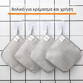 Τριών επιπέδων υπερμεγέθη κρεμάμενη πετσέτα πιάτων, πολυλειτουργική χοντρή κουζίνας με ασημένια νήματα και γάντια από ύφασμα