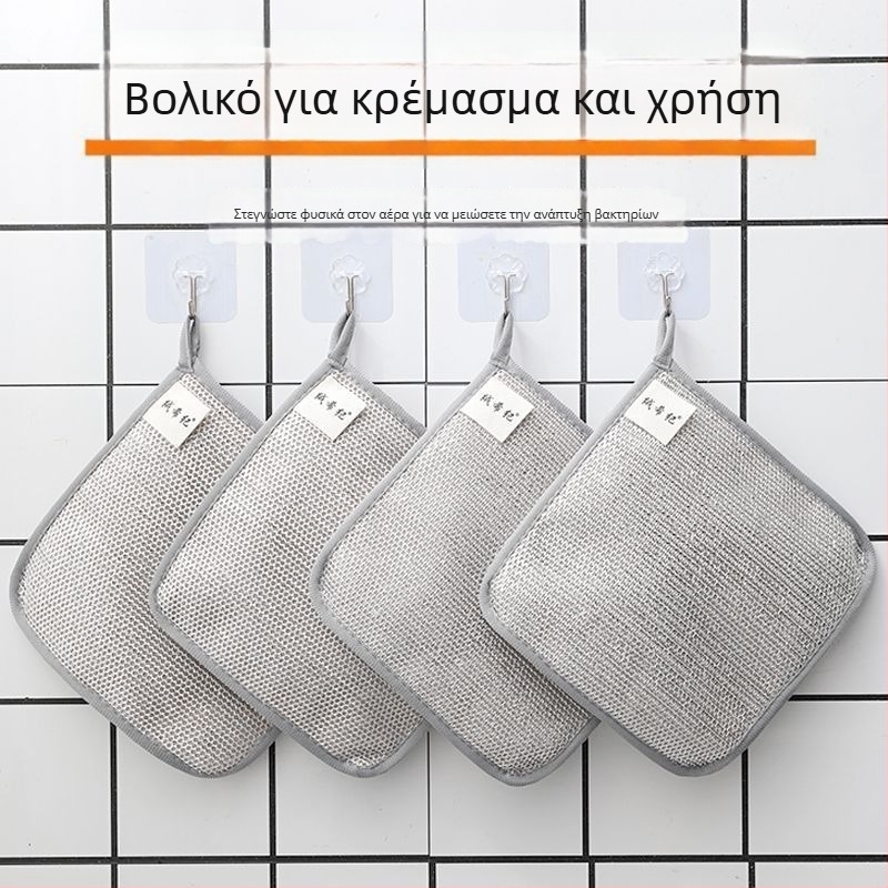Τριών επιπέδων υπερμεγέθη κρεμάμενη πετσέτα πιάτων, πολυλειτουργική χοντρή κουζίνας με ασημένια νήματα και γάντια από ύφασμα