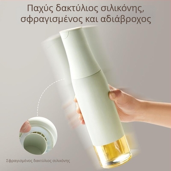 Γυάλινο μπουκάλι λαδιού κουζίνας με αυτόματη λειτουργία ανοίγματος και κλεισίματος, διανομέας βαρύτητας για καρυκεύματα, χωρίς διαρροές