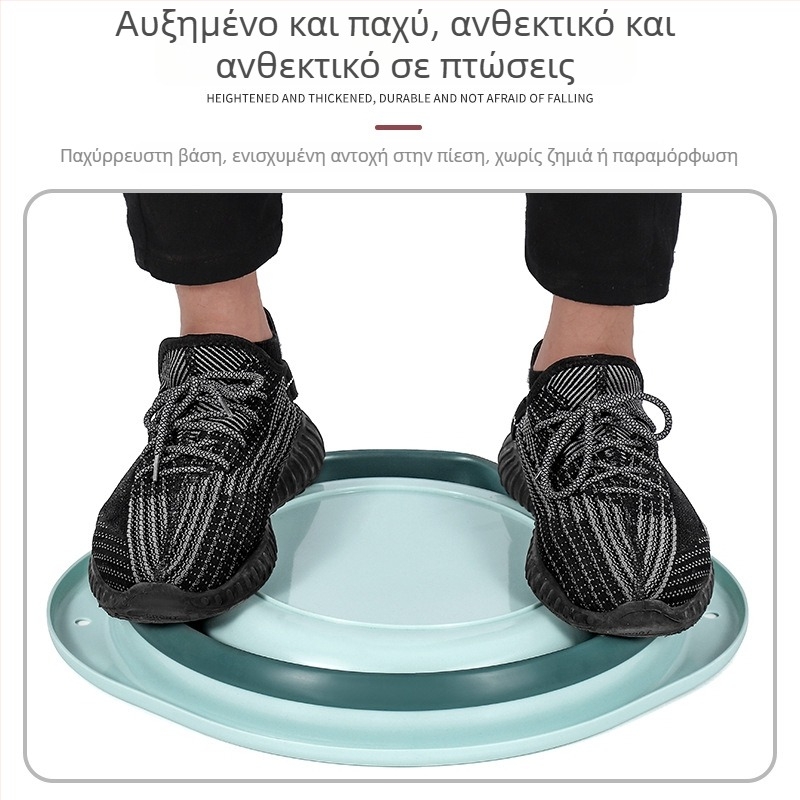 Πτυσσόμενη πλαστική λεκάνη πλυσίματος, μεγάλη, φορητή, παχύτερη κατασκευή για κοιτώνα και ταξίδια
