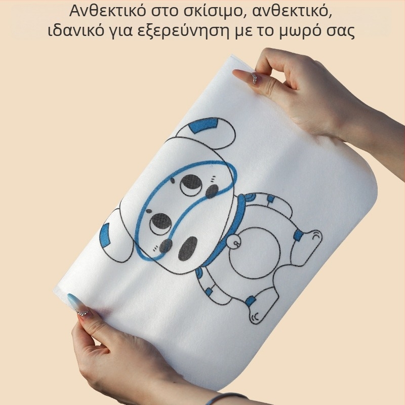 Ποδιά μίας χρήσης από μη υφαντό ύφασμα, αδιάβροχη, για παιδιά και ενήλικες, κατάλληλη για φαγητό σε καυτό ζωμό και ζωγραφική, με προσαρμοσμένο λογότυπο