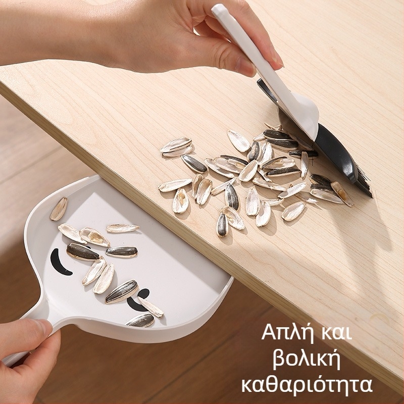 Σετ μίνι σκούπα και φτυάρι για τον καθαρισμό γραφείου και πληκτρολογίου