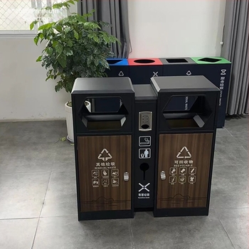 Εξωτερικός κάδος διαχωρισμού απορριμμάτων, κάδος από ανοξείδωτο ατσάλι με γαλβανισμό, κάδος φλοιών φρούτων, για οικιστικές περιοχές, δρόμους και δημόσιους χώρους, χωρίς καπάκι