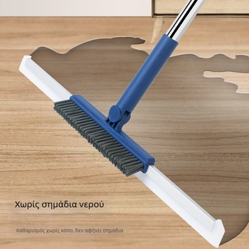 Μαγική βούρτσα καθαρισμού για γυαλί και δάπεδα, διπλής χρήσης εργαλείο τρίψιμο μπάνιου, σιλικόνη καθαριστικό