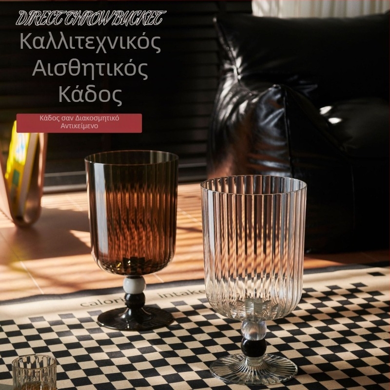 Διαφανής πλαστικός κάδος απορριμμάτων 6 L για εσωτερική χρήση – σπίτι, κουζίνα, μπάνιο, τουαλέτα, γραφείο; χωρίς καπάκι
