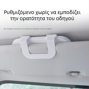 Καθρέφτης μακιγιάζ για το ηλιοπροστατευτικό κάλυμμα του αυτοκινήτου με LED αφής, HD καθρέφτης ομορφιάς για συνεπιβάτη