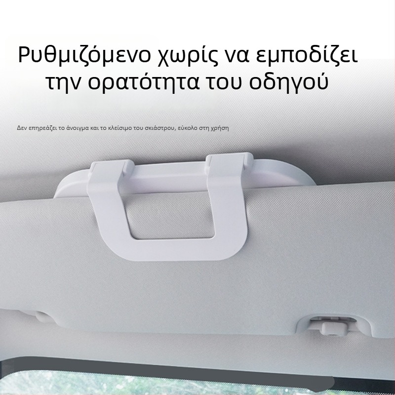 Καθρέφτης μακιγιάζ για το ηλιοπροστατευτικό κάλυμμα του αυτοκινήτου με LED αφής, HD καθρέφτης ομορφιάς για συνεπιβάτη