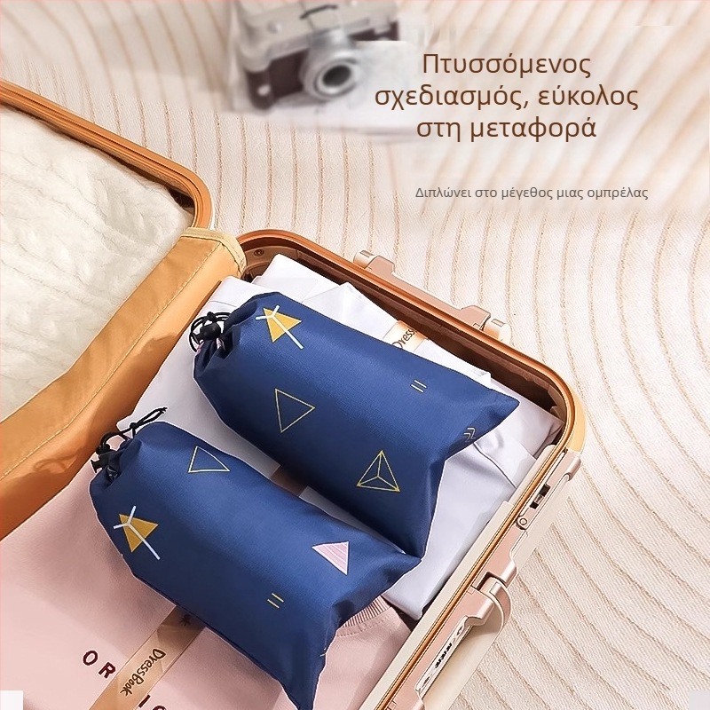Φορητή πτυσσόμενη λεκάνη νερού με τρίγωνο μοτίβο για κοιτώνες, ταξίδια και οικιακή χρήση